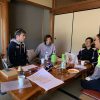 畑仕事の後に面談?座談会?ぽいのやってます