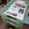 ニューズレターの封筒詰め作業中です